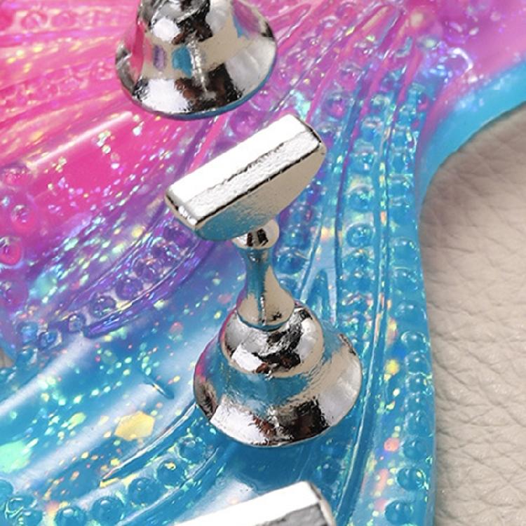 Acrylic Nail Stand for Painting Nails Press On,Fake Nail Tip Holder Magnetic Nail Practice Stand for Nail Art Decoration