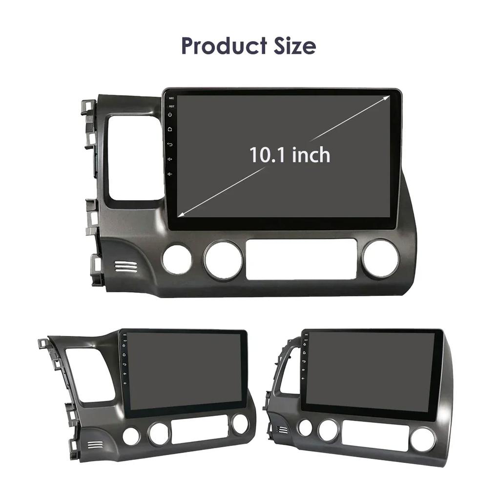 Hizpo 4G Autoradio Android 13 Car Stereo Radio for Honda Civic 8 2006 - 2011 Multimedia Video Player Intelligent Navigation GPS 2Din WiFi Audio BT