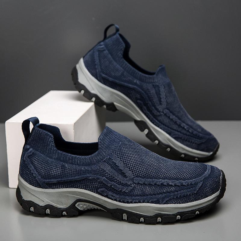 

Men s shoes autumn new outdoor cloth shoes men s casual versatile sports hiking shoes 46 синий