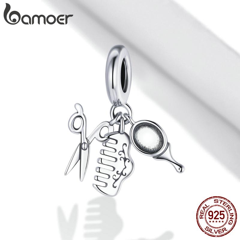 

BAMOER Стерлинговое Серебро 925 пробы Изысканный Креативный Туалетный Набор Очаровательная Подвеска для Оригинального Браслета 3 мм 925 silver