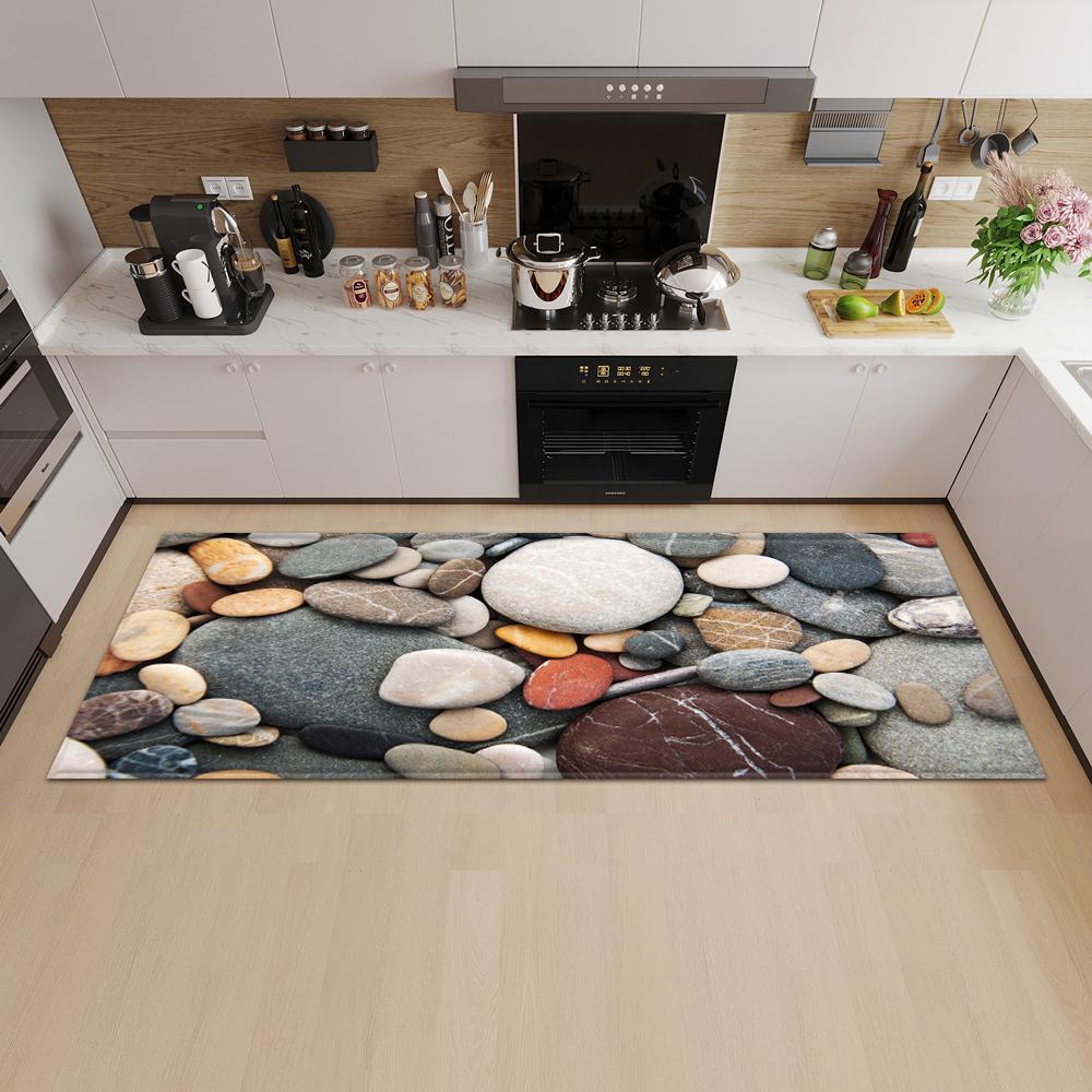 Kitchen Mat Entrance Door Mat Living Room Bedroom Long Carpet Corridor Non-slip Floor Children's Carpet