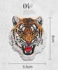Animal Tiger and Leopard Simulation Embroidery Patch DIY Personalized Clothing Decoration Animal Pattern Printing