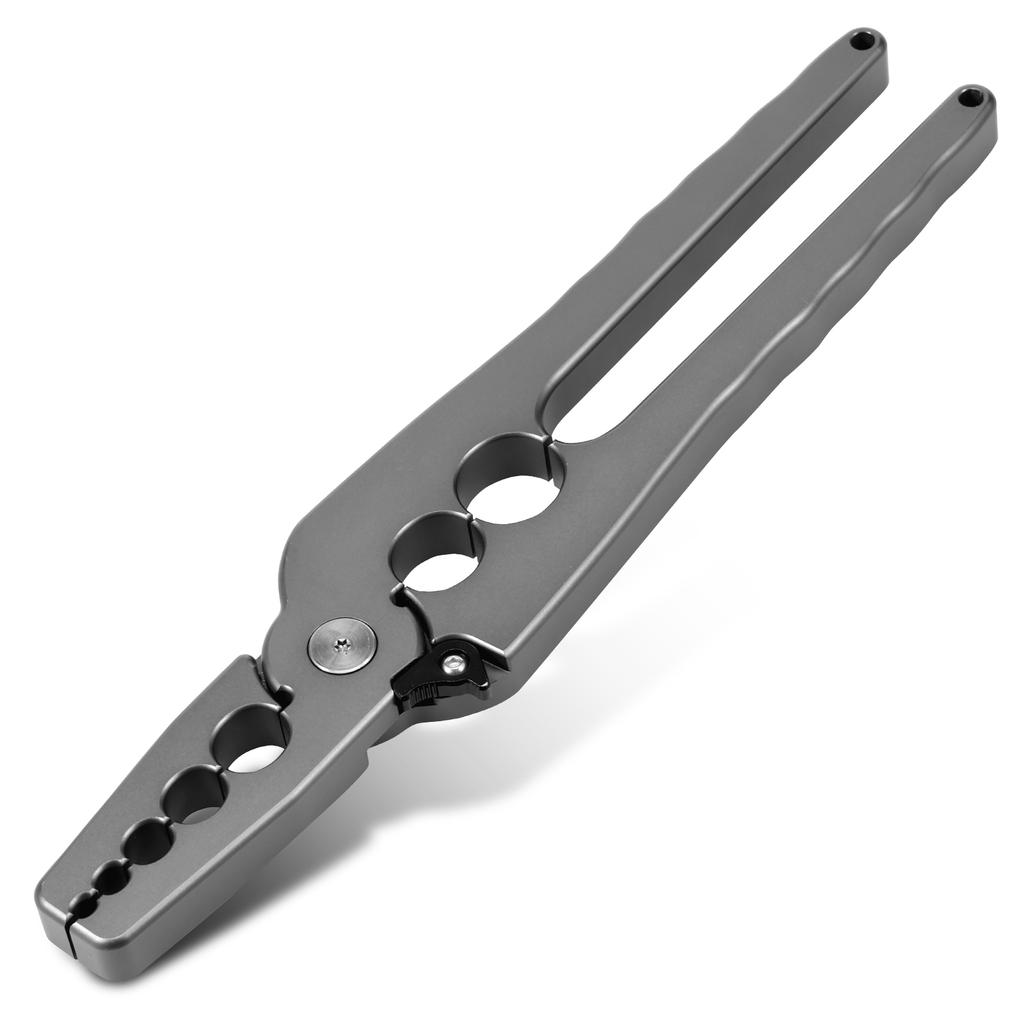 Copper Pipe Repair Pliers 6 Hole with Extended Lever Arm Tube Rounder Tubing Bender 1/4 3/8 1/2 5/8 3/4 7/8 Inch Manual Pliers