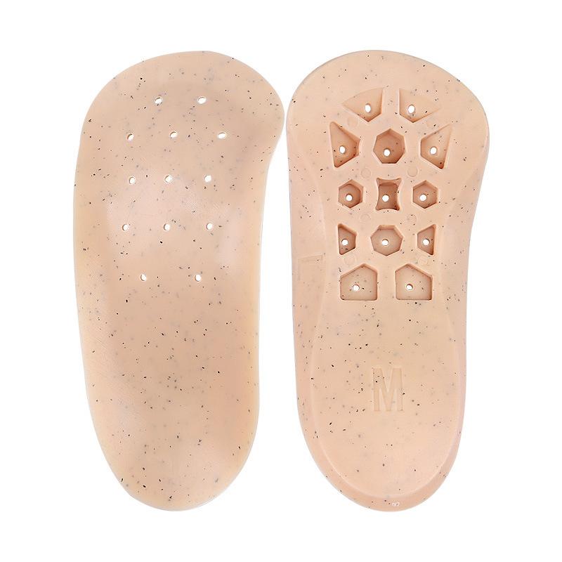 Children's Arch Half Pad Adult Inner and Outer Figure XO Type Leg Orthopedic Heel Pad Flat Arch Support Insole