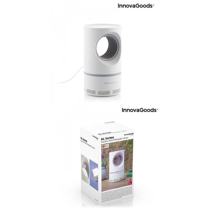 Lampe anti-moustiques à aspiration Kl Vortex InnovaGoods