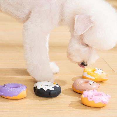 Giocattolo Cane Animale Ciambella Lattice Animaletto Stridente Giocattolo da Masticare Cane Cucciolo Giocattolo per Dentizione per Masticatori Aggressivi Gioco di Riporto