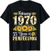 55 Year Old Made In 1970 Floral 55th Birthday Women T-Shirt Printed Graphic T Shirts Streetwear Outdoor Pullover