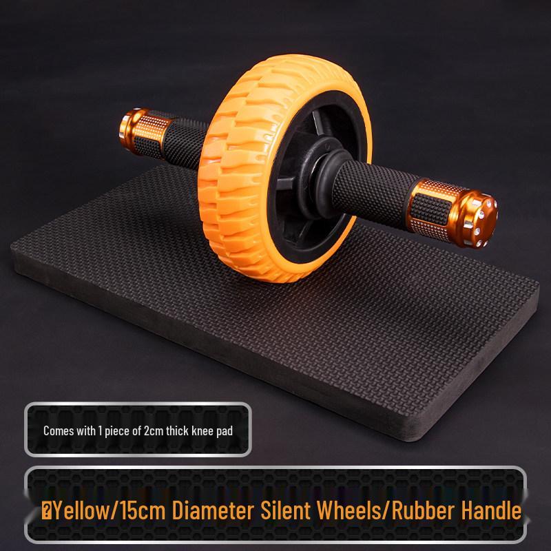 

Silent Ab Wheel with Single Bearing for Men and Women - Strengthen Stomach Muscles & Build Six-Pack at Home