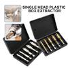 5pc Hexagonal Handle Single Head Screw Extractor Wooden Screw Iron Screw Slide Tooth Broken End Removal Power Tool Accessory Set