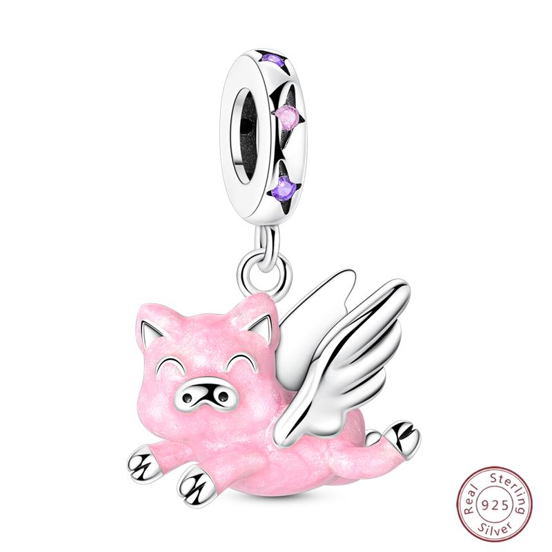 

Шармы Подвеска Медный Летающий Поросенок 3 мм DIY Вечеринка Рождество Изысканное Изготовление Ювелирных Изделий Подарок