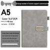 Custom Logo A5 Notebook with Buckle - Learning Planner, Office Business Stationery, Record Book, Gift Box