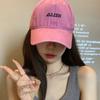 Stylish Adjustable Pink Baseball Cap For Women With Soft Top Perfect For Spring And Summer
