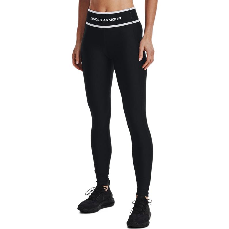 Under Armour Dámské sportovní legíny s potiskem, černé 1369898-001