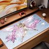 HYBXAXC Kawaii Mouse Pad Anime Digimon Pc Gamer Desk Mat Accessories Keyboard Deskmat Computer Mat Rug Laptop Hot
