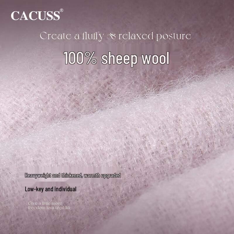 CACUSS Women's Pure Wool Scarf