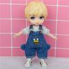 ob11 Baby Model Blue One Shoulder Overalls Casual Wear obitsu 11 Molly Gsc 1/12 BJD Doll Accessories Clothing BJD Baby Clothes