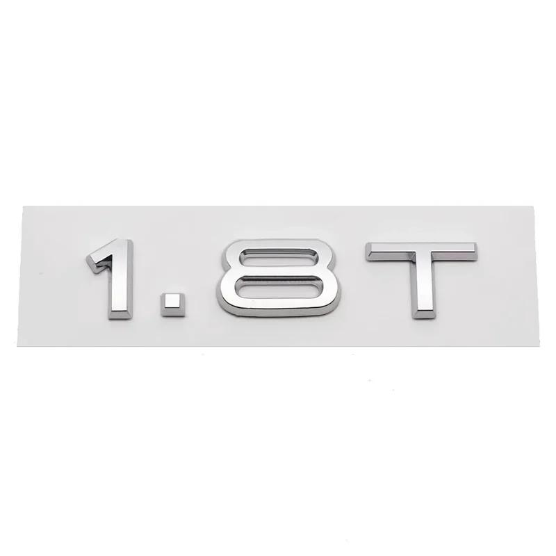 3D ABS Letters Car Styling Rear Trunk Badge 1.8T 2.0T 3.0T Emblem Logo For  Audi A3 A4 A5 A6 A7 A8 Q2 Q3 Q5 Q7 Q8 Car Accessories
