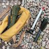 Camping Tools Storage Bag Large Capacity Cylinder Tent Stake Bag Lightweight Tent Peg Ground Nail Holder Bag for Outdoor Camping