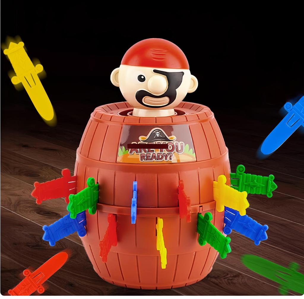 Pirate Barrel Kids Toys Parent Child Interactive Board Games Trick Sword Barrel Mr