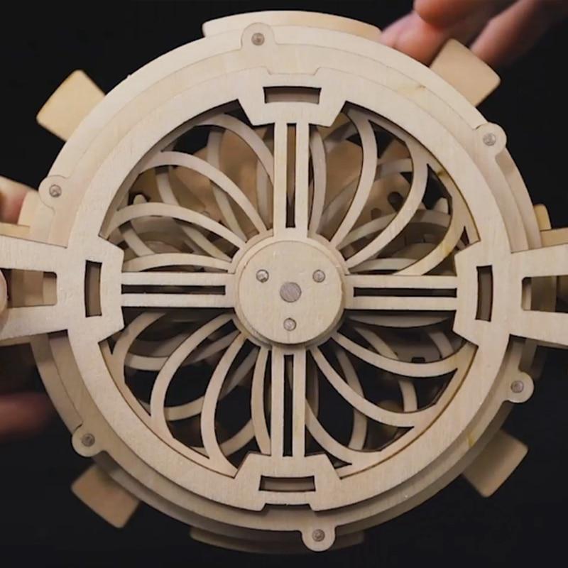 Creative DIY Perpetual Calendar Wooden Model Building Kits Assembly Toy Gift for Children Adult