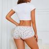 Women's Boxers Panties Cute Blossom Printed Ladies Panties Lace Underwear Seamless Panties Casual Solid Underwear S-XL