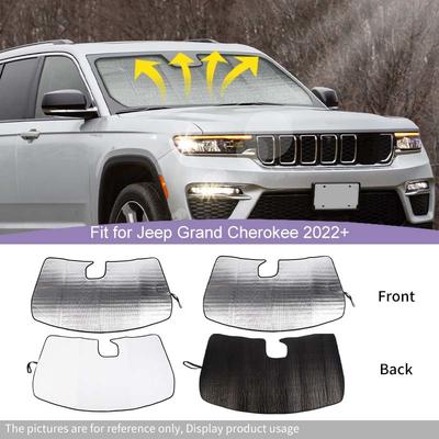 Adatto per Jeep Grand Cherokee 2022 in poi Parasole Anteriore per Parabrezza Tenda per Finestrino Parasole Pieghevole Copertura Parasole Interno Auto, 1 pezzo