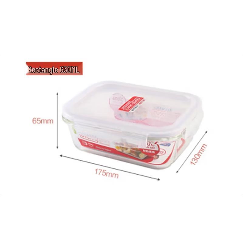 LocknLock Hitzebeständiges Glas Lebensmittelaufbewahrungsbehälter-Set