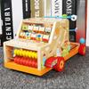 Wooden Educational Kid Learning Car Shape And Pattern Recognition Toddler Play