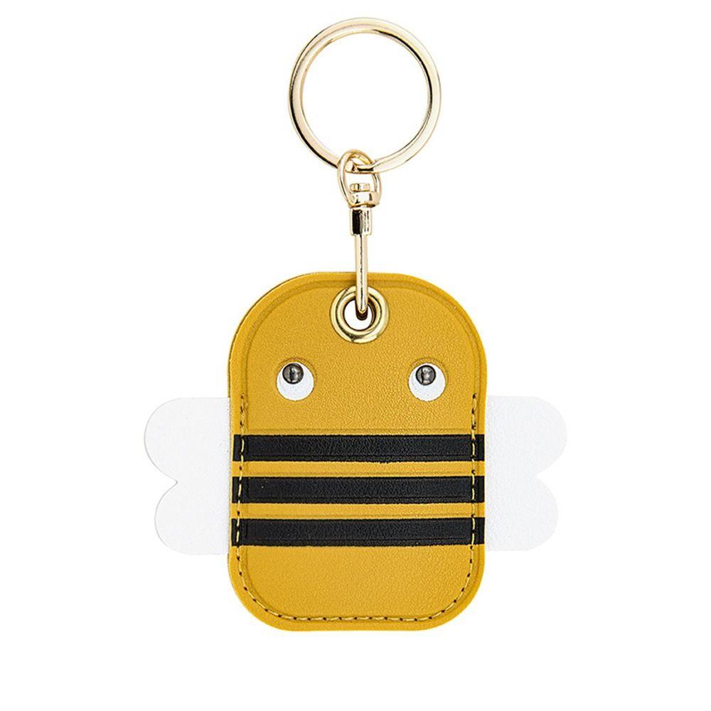 Cartoon For Airtag Protective Sleeve Badge Card Holders Access Control Card Cover With Keychain
