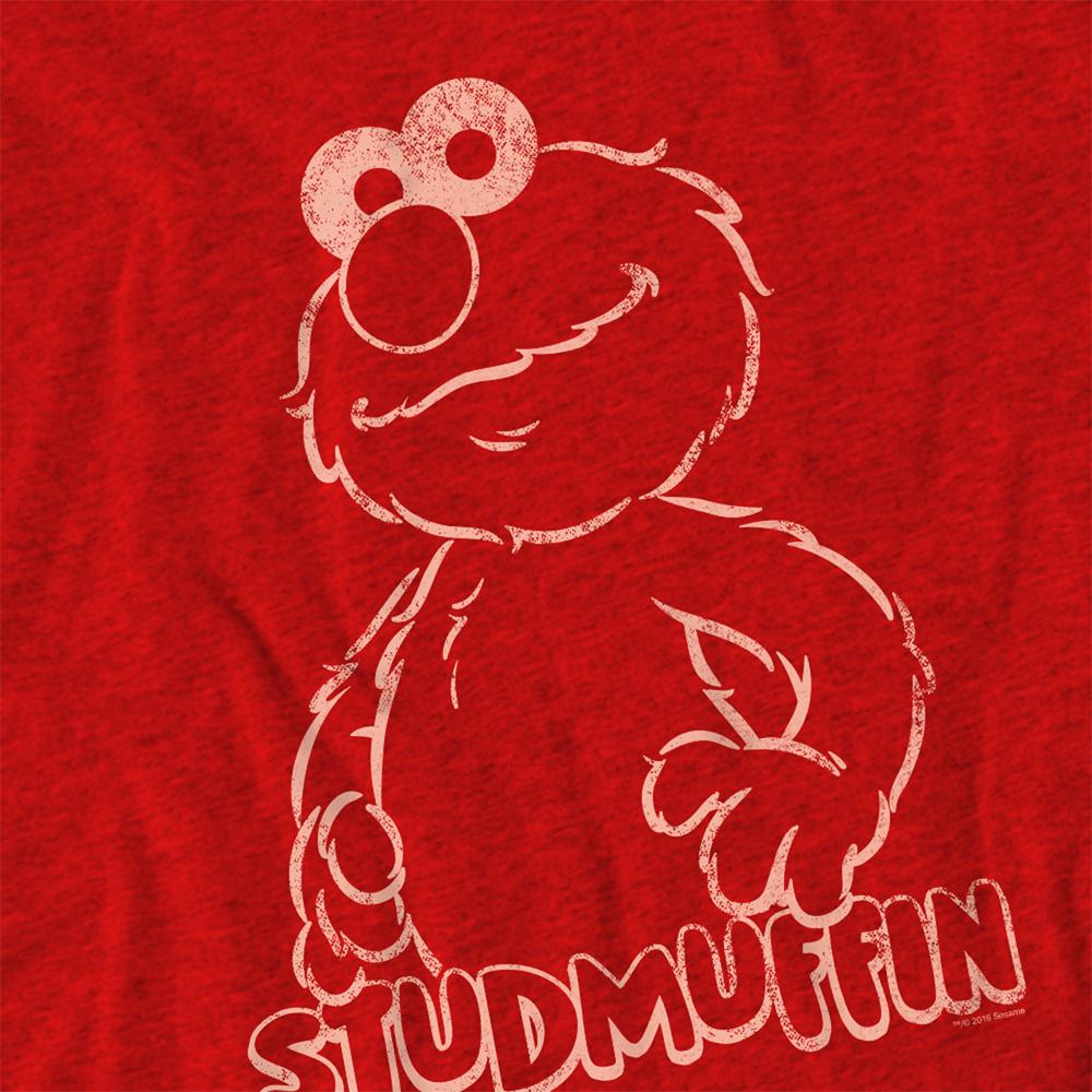 Sesame Street Unisex Adult Studmuffin Heather T-Shirt