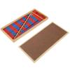 Montessori Educational Math Toys Materials Early Education Blue Red Small Numerical Rods