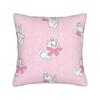 Marie Cat Aristocats Square Pillowcases Polyester Couch  Cushion Case Creative Decorative Pillow Cover 45*45