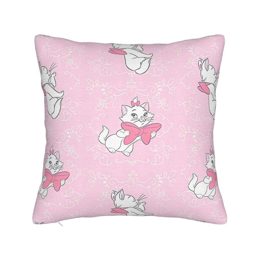 Marie Cat Aristocats Square Pillowcases Polyester Couch Cushion Case Creative Decorative Pillow Cover 45*45