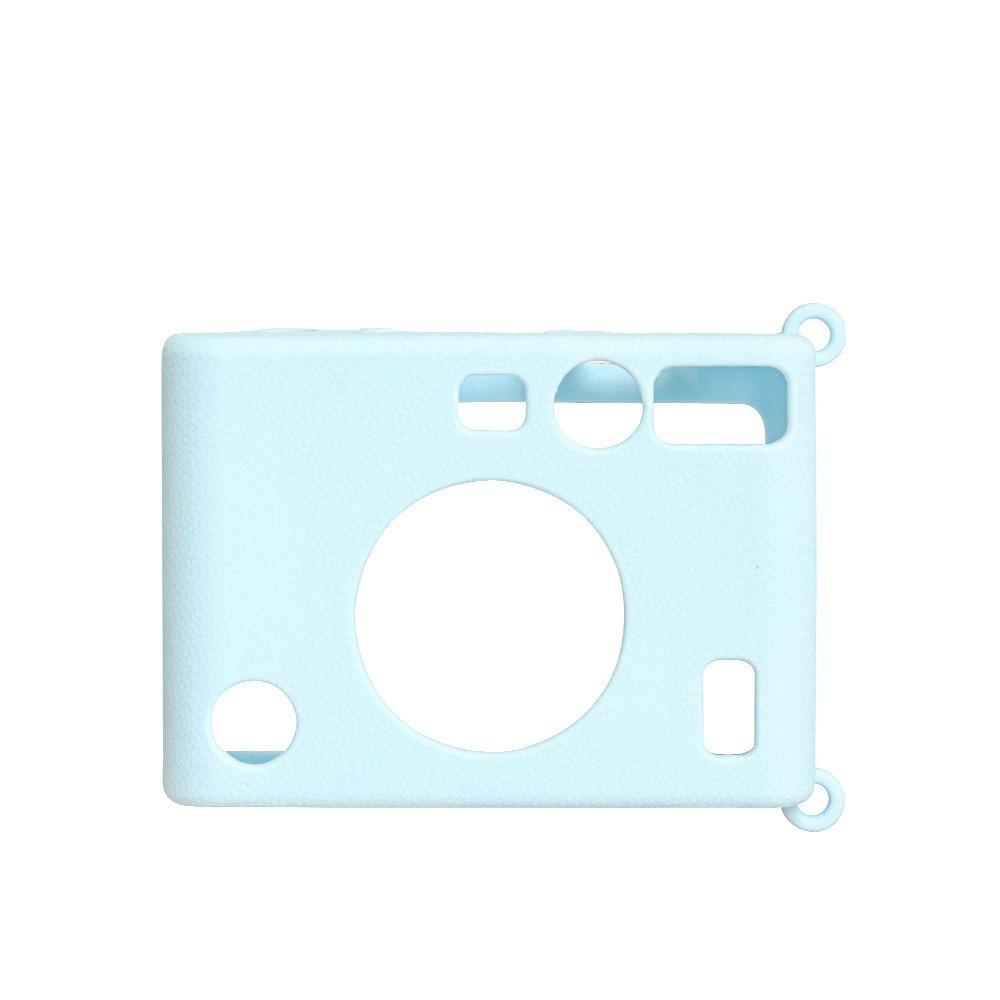 Solid Color Silicone Protective Cover for Fujifilm Instax Mini EVO Instant Camera Case Accessories Soft Shell Leather Protector
