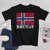More Design Norway Flag Norse Unisex Tshirt Tees Tshirt Oneck T Shirts Unisex Boys Clothing 100 Cotton