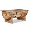Day and Night - Day and Night Solid Mango Wood Coffee Table 88x50x40 Cm