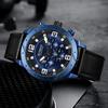 RUIMAS Relogio Masculino Fashion Men Quartz Watch Leather Sport Military Wristwatch Waterproof Clock with Auto Date 595