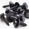 50Pcs Car Body Fender Metal Screws Bumper Moulding Retainer Clips Bolts US Ship