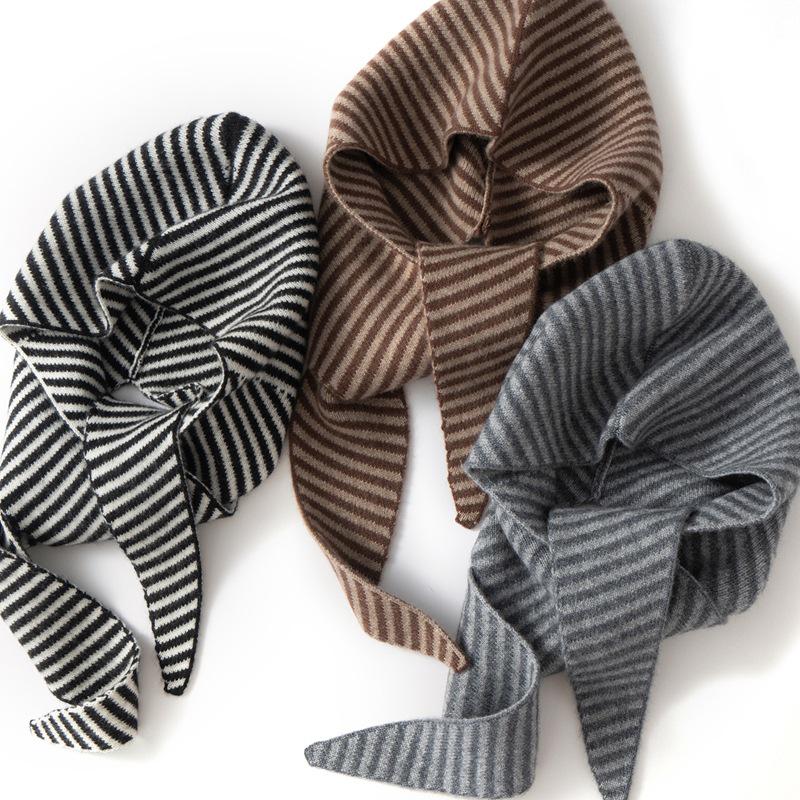 Women's Chunky Knit Cashmere Hat - Korean Style, Warm Versatile Outdoor Face Slimming Winter Headwear