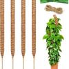 DIY Bendable Hemp Rope Plant Support Stick for Climbing Vines and Green Radishes