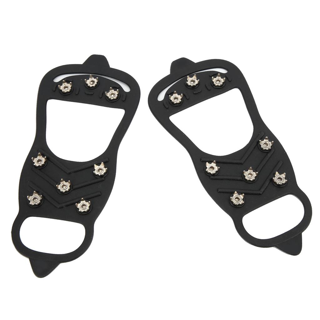 1 Pair 8Tooth Outdoor Snow Walking Nail Crampons AntiSlips Ice Shoes Spikes Covers(L )