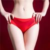 Damen Unisex Schmaler Schritt Slip Sicherheitsshorts 5D Dünn Glatter Bodenöl Glänzende Slips Durchsichtig Hohelastische Unterwäsche