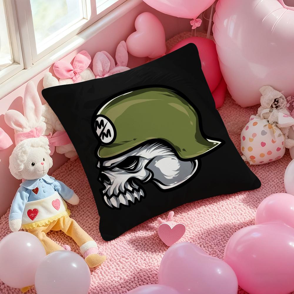 M-Motocross M-Metal MulishaS Cushion Cover Pattern Printed Pillowcase for Living Room Sofa Cushion Cover & Bedroom Decor