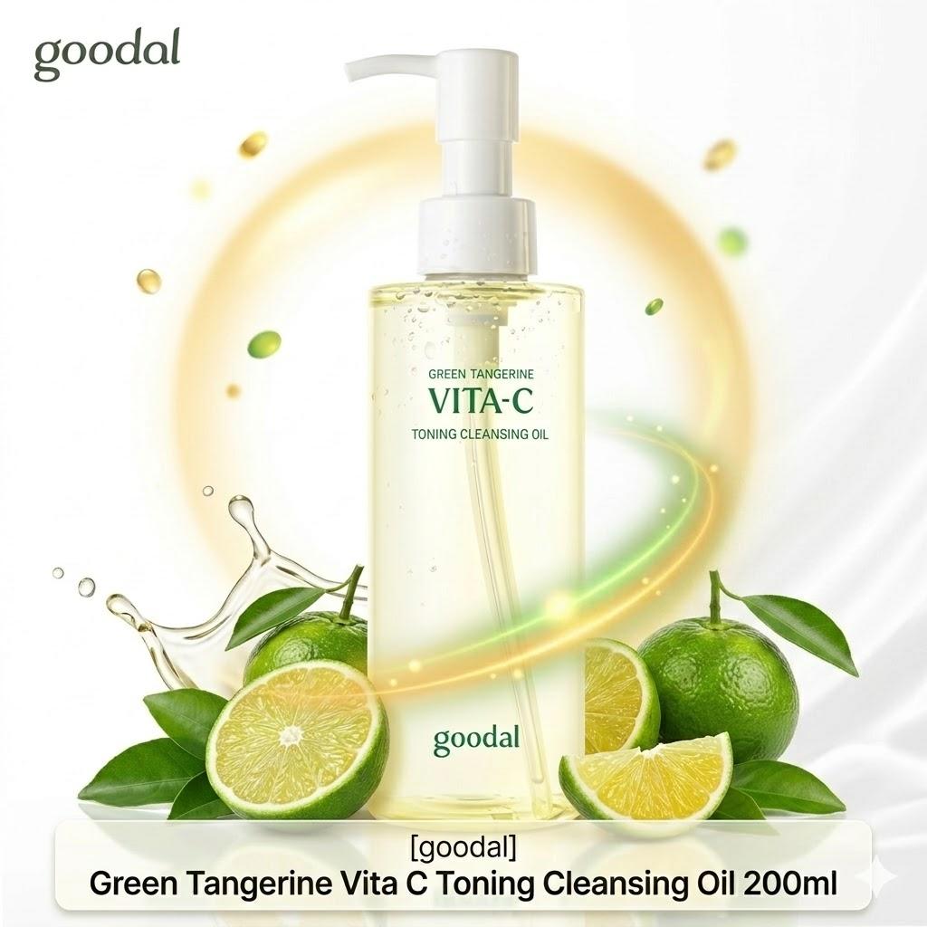 

[Goodal] Green Tangerine Vita C Toning Cleansing Oil - Brightening & Deep Pore Cleansing, 200ml | Olive s K-beauty 200ml
