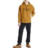 Timberland סוודר סרוג מודפס בדוגמת אותיות עם שרוולים ארוכים לגברים, צבע חיטה TB0A2A1F