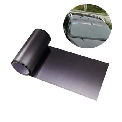 AUMOHALL Folie de protecție solară pentru parbriz în partea de sus față cu gradient Film negru pentru nuanțare auto 20x150cm 20x200cm
