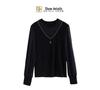 2023 Spring & Autumn Women's Long Sleeve Loose Base Shirt for Middle-aged Moms