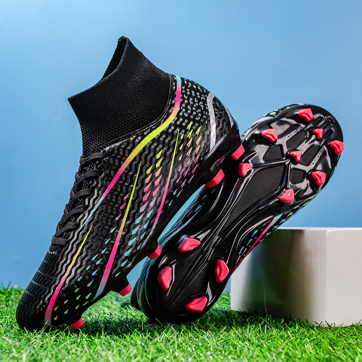 Модные мужские футбольные бутсы TF/FG нескользящие футбольные бутсы для игры на траве — фото 5