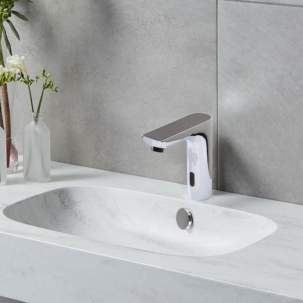 Sleek Design Chrome Round Trim Ring for Bathroom Basin Sink Hole Overflow