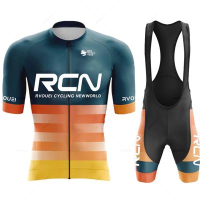 Team 2026 Mens Summer Short Sleeve Cycling Jersey Set MTB Maillot Ropa Ciclismo Bicycle Wear Breathable Cycling Clothing